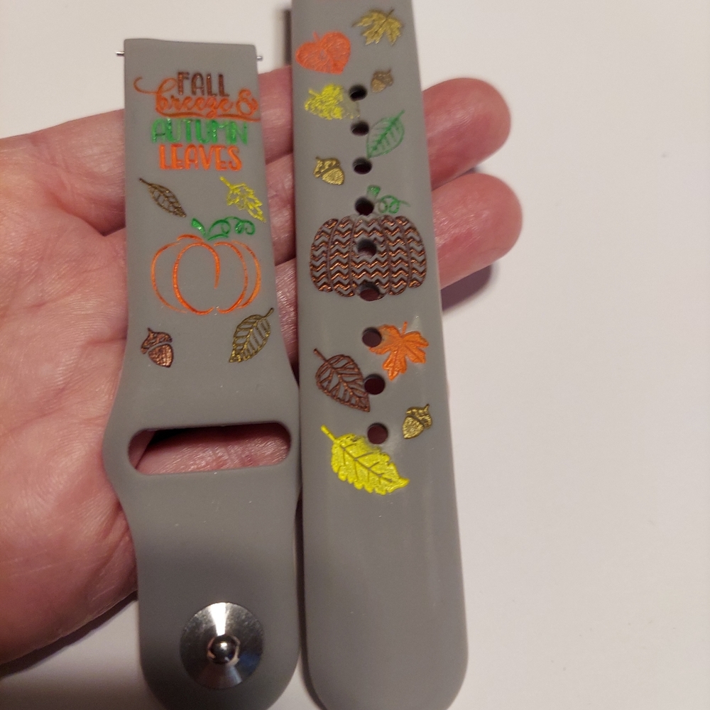 Silicone watch band for 20mm width